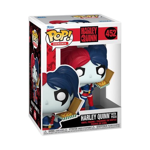 FUNKO POP! DC: HARLEY QUINN  HARLEY QUINN CON PIZZA