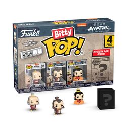 FUNKO BITTY POP! AVATAR: LA LEYENDA DE AANG- IROH, ALMIRANTE ZHAO, SEÑOR DEL FUEGO OZAIAND Y ¿?