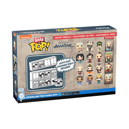 FUNKO BITTY POP! AVATAR: LA LEYENDA DE AANG- KATARA, SOKKA, SUKI Y ¿?