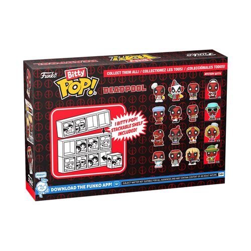 FUNKO BITTY POP! DEADPOOL - DINOPOOL, DEADPOOL BARISTA, DEADPOOL SENADOR ROMANO Y ¿?