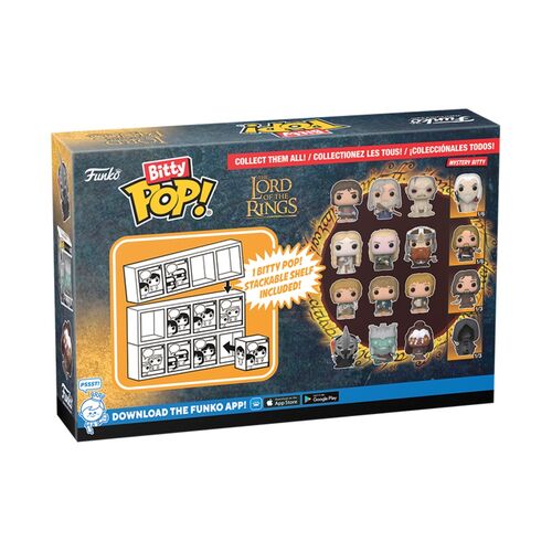 FUNKO BITTY POP! EL SEÑOR DE LOS ANILLOS - SAMWISE GAMGEE, PIPPIN TOOK, MERRY BRANDYBUCK Y ¿?
