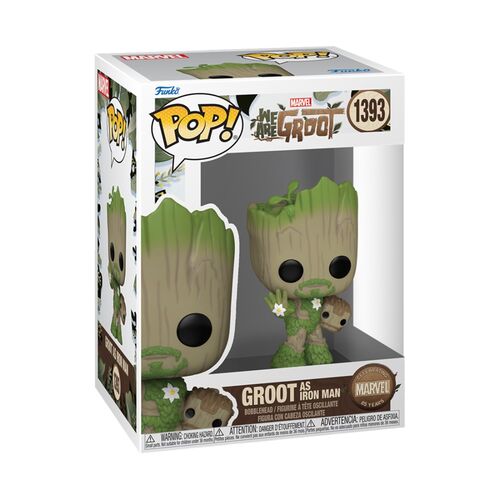 FUNKO POP! WE ARE GROOT  GROOT DISFRAZADO DE IRON MAN