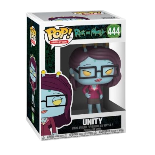 FUNKO POP! RICK Y MORTY - UNITY REF 35595 Nº 444 (Unidad Única - No admite devolución, ver fotos reales del producto)