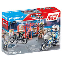 PLAYMOBIL STARTER PACK POLICÍA