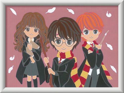 Ravensburger CreArt Kit Pintura Harry Potter El trío mágico