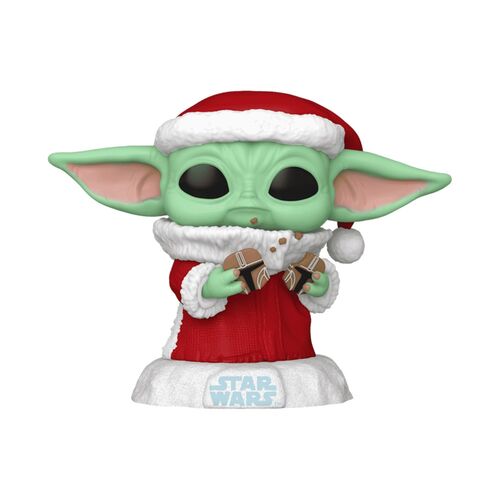FUNKO POP! EL MANDALORIANO – GROGU CON GALLETA NAVIDEÑA