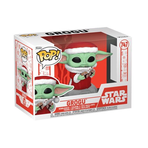 FUNKO POP! EL MANDALORIANO – GROGU CON GALLETA NAVIDEÑA