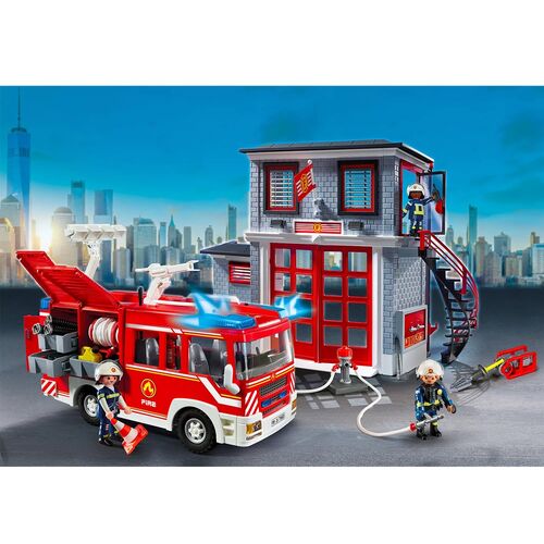 PLAYMOBIL - MEGA SET DE BOMBEROS