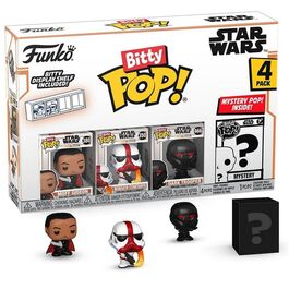 FUNKO BITTY POP! STAR WARS: THE MANDALORIAN ? MOFF GIDEON, INCINERATOR STORM TROOPER, DARK TROOPER Y ¿?