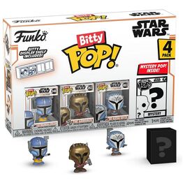 FUNKO BITTY POP! STAR WARS: THE MANDALORIAN ? MANDALORIANO PESADO, LA HERRERA, BO-KATAN KRYZE Y ¿?