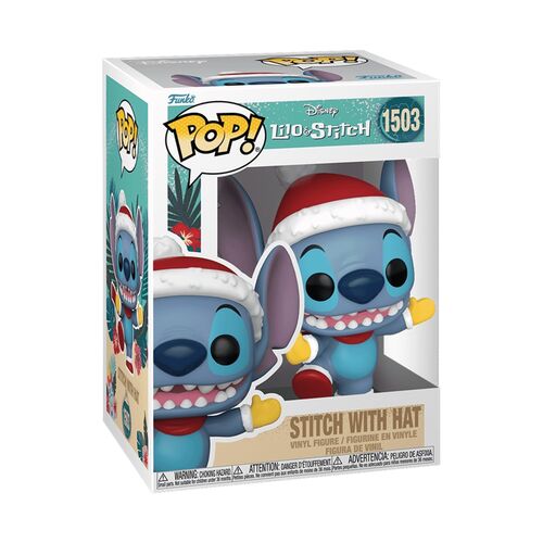 FUNKO POP! LILO Y STITCH ? STITCH CON GORRO DE PAPÁ NOEL