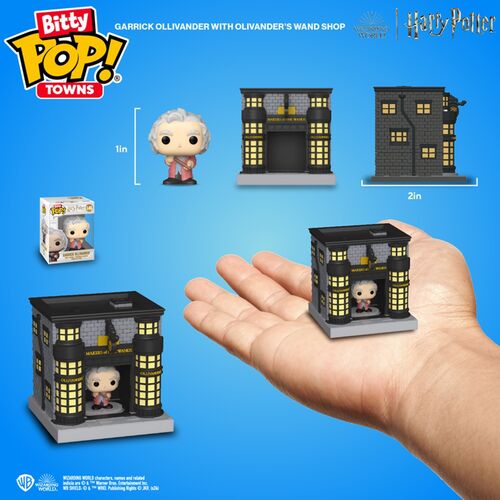 FUNKO BITTY POP! TOWN HARRY POTTER - GARRICK OLLIVANDER CON OLLIVANDERS
