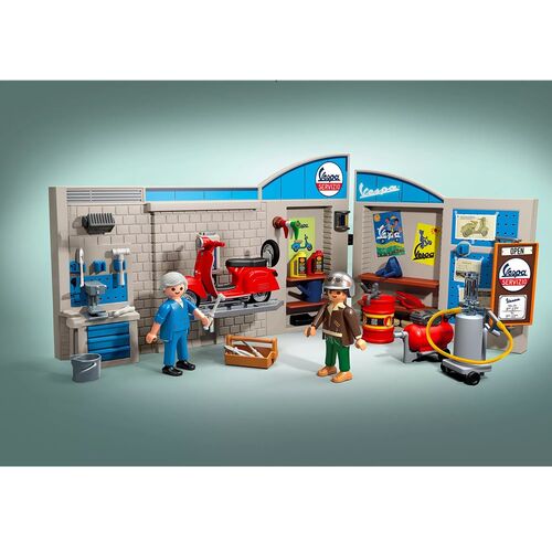 PLAYMOBIL VESPA - GARAJE VESPA AÑOS 60
