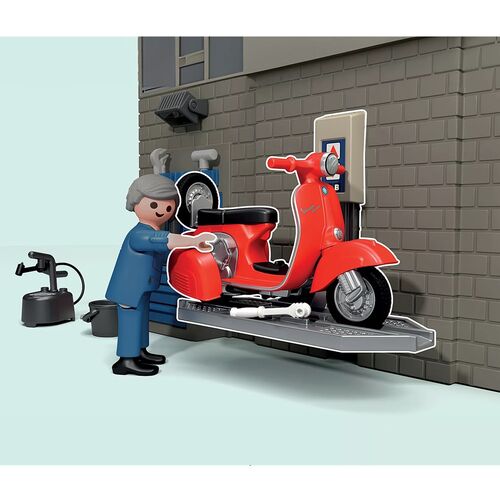 PLAYMOBIL VESPA - GARAJE VESPA AÑOS 60
