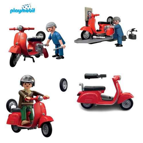 PLAYMOBIL VESPA - GARAJE VESPA AÑOS 60