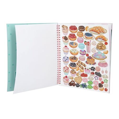 TOP MODEL LIBRO PARA COLOREAR DE LENTEJUELAS CAKE & BAKE