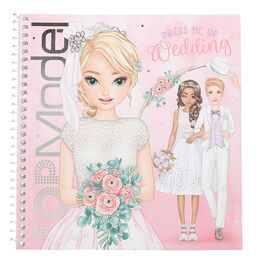 TOP MODEL CUADERNO DE PEGATINAS DRESS ME UP BODAS