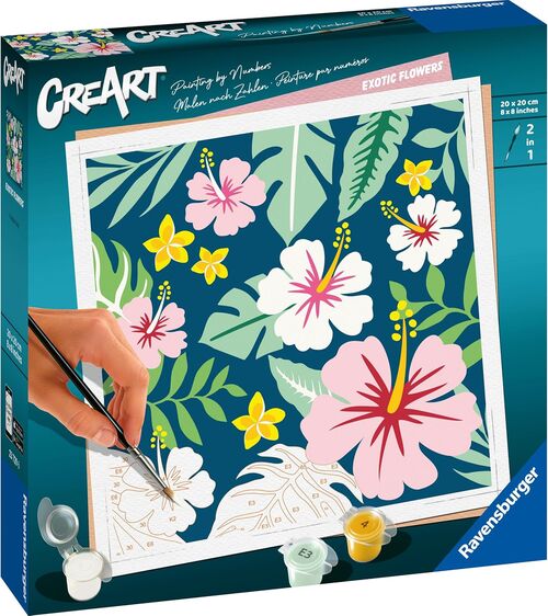 RAVENSBURGER CREART - FLORES EXÓTICAS