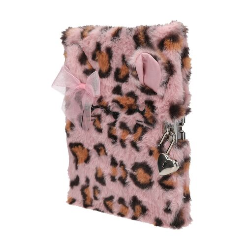 Top Model Diario Rosa con candado COSY CAT