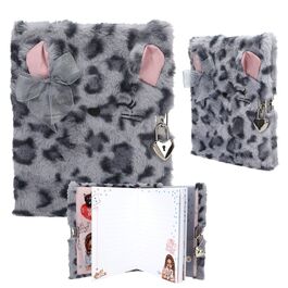 DIARIO CON CANDADO TOP MODEL COSY CAT - GRIS