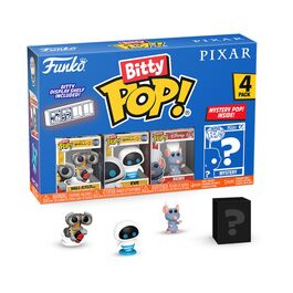 FUNKO BITTY POP! DISNEY PIXAR - WALL-E, EVA, REMY Y ¿?