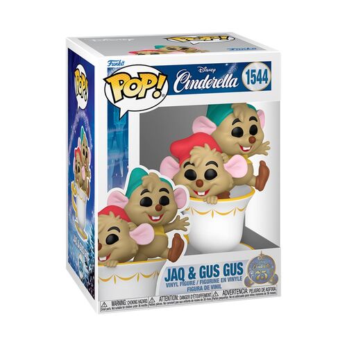 FUNKO POP! LA CENICIENTA - JAQ Y GUS GUS EN TAZA