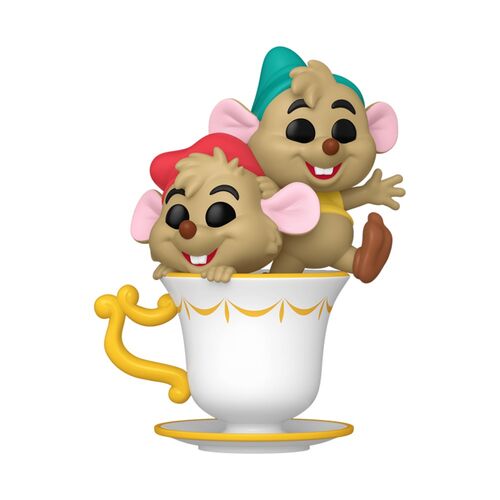 FUNKO POP! LA CENICIENTA - JAQ Y GUS GUS EN TAZA