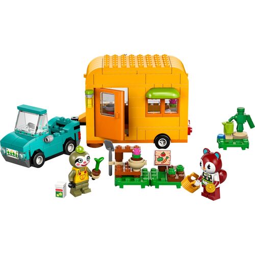 LEGO ANIMAL CROSSING - CARAVANA DE GANDULIO Y TIENDA DE JARDINERÍA