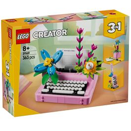 LEGO CREATOR - MÁQUINA DE ESCRIBIR CON FLORES