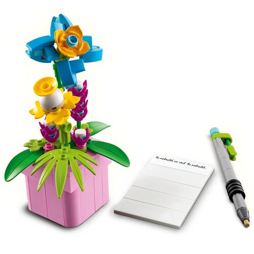 LEGO CREATOR - MÁQUINA DE ESCRIBIR CON FLORES