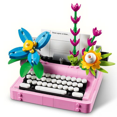 LEGO CREATOR - MÁQUINA DE ESCRIBIR CON FLORES