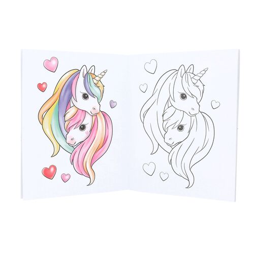 Top Model Ylvi Libro de Colorear Crea tu Unicornio