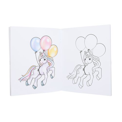 Top Model Ylvi Libro de Colorear Crea tu Unicornio
