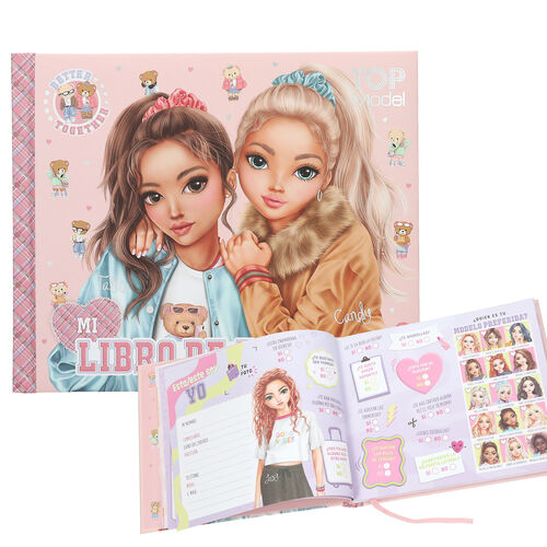 TOP MODEL MI LIBRO DE AMISTAD TEAM TEDDY