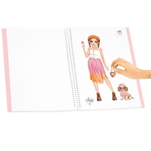 TOP MODEL - CUADERNO DE PEGATINAS GRANDE DRESS ME UP SPRING