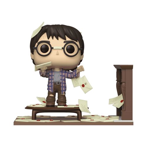 FUNKO POP! DELUXE: HARRY POTTER - HARRY POTTER CON CARTAS DE HOGWARTS (EXCLUSIVO)
