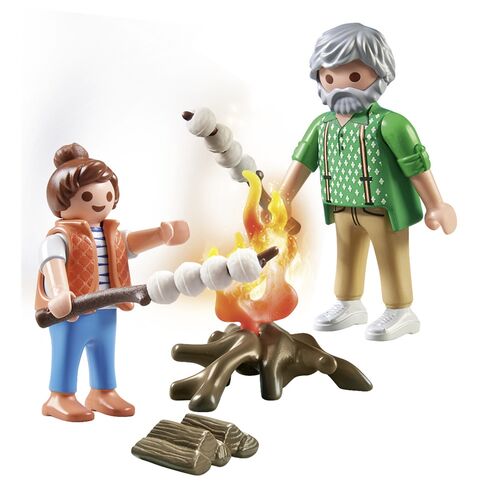 PLAYMOBIL - HOGUERA CON MALVAVISCOS