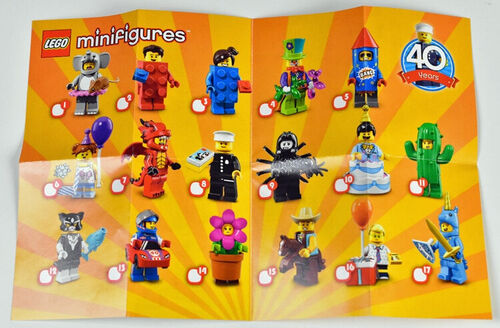LE71021-12 LEGO® MINIFIGURES® 18ª EDICIÓN - FIESTA - Chica con disfraz de gato