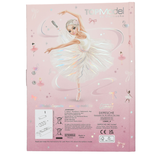 TOP MODEL - DIARIO CON CÓDIGO SECRETO BALLET