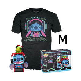 FUNKO POP! TEES: LILO & STITCH - STITCH GAMER CON RANA + CAMISETA TALLA M