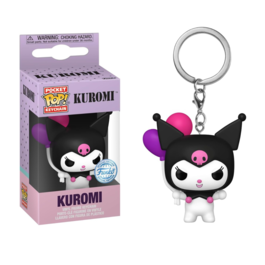 FUNKO POP! KEYCHAIN: SANRIO - KUROMI CON GLOBOS