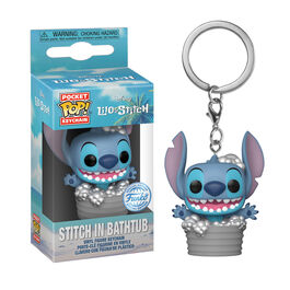 FUNKO POCKET POP! KEYCHAIN: LILO & STITCH - STITCH EN LA BAÑERA EXCLUSIVO