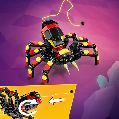 LEGO CREATOR 3 EN 1 - ARAÑA MISTERIOSA