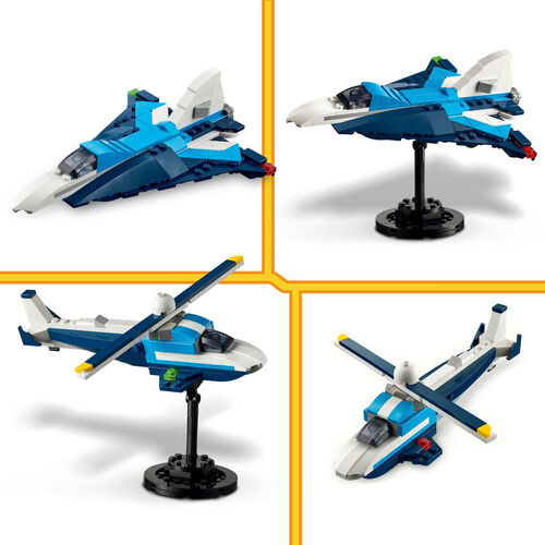 LEGO CREATOR 3 EN 1 - AVIÓN DE CARRERAS