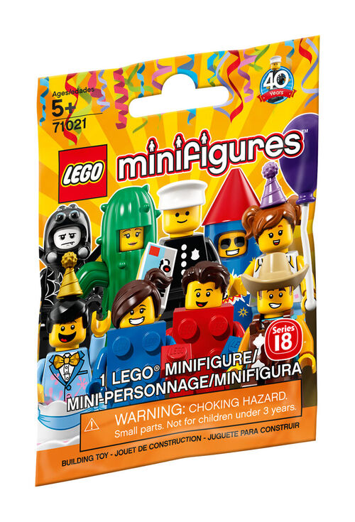 LE71021-04 LEGO® MINIFIGURES® 18ª EDICIÓN - FIESTA - Payaso de fiesta