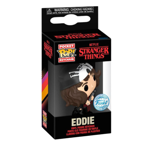 FUNKO POCKET POP! LLAVERO: STRANGER THINGS S4 - EDDIE
