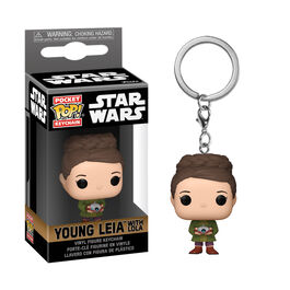 FUNKO POCKET POP! LLAVERO: OBI-WAN KENOBI - LEIA JOVEN CON LOLA
