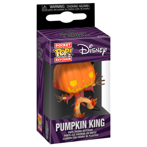FUNKO POCKET POP! LLAVERO: PESADILLA ANTES DE NAVIDAD 30 ANIV. - REY CALABAZA