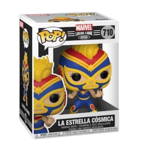 FUNKO POP! MARVEL: LUCHA LIBRE - CAPITANA MARVEL