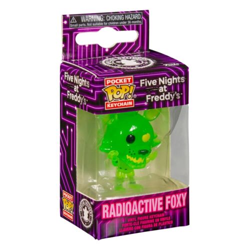 FUNKO POCKET POP! LLAVERO: FIVE NIGHTS AT FREDDY’S - FOXY RADIACTIVO